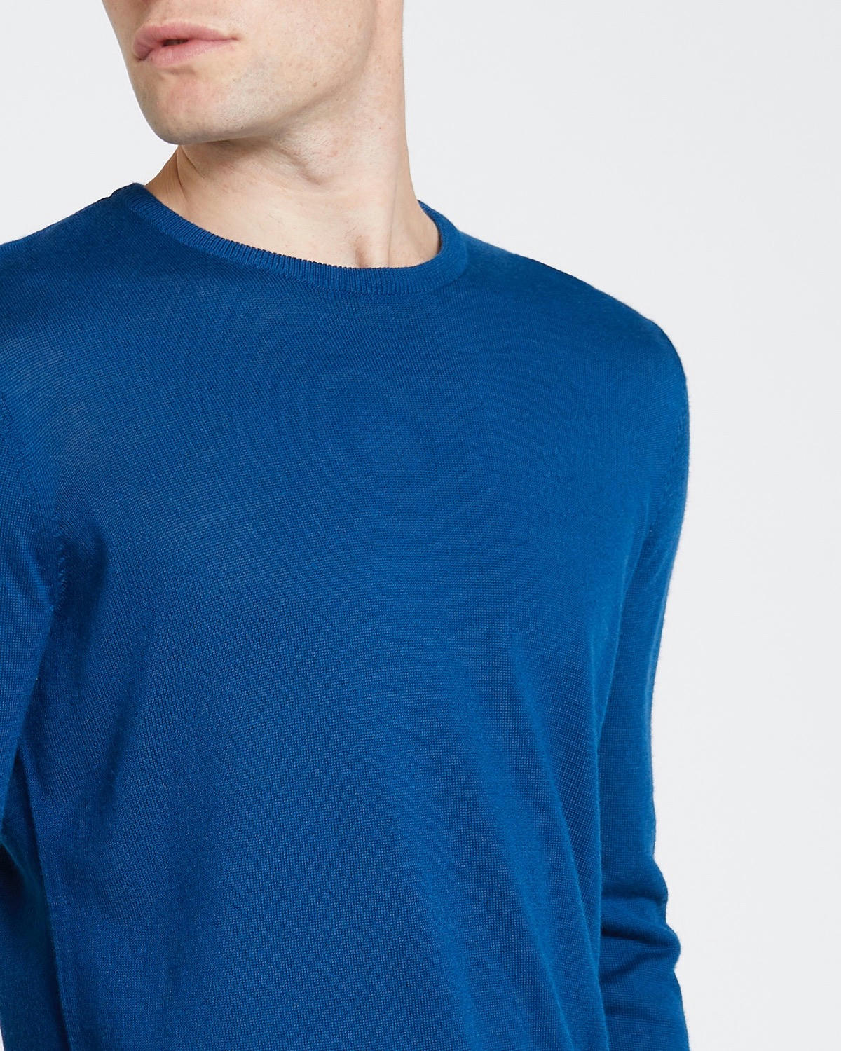 Merino Blend Crew Neck Jumper