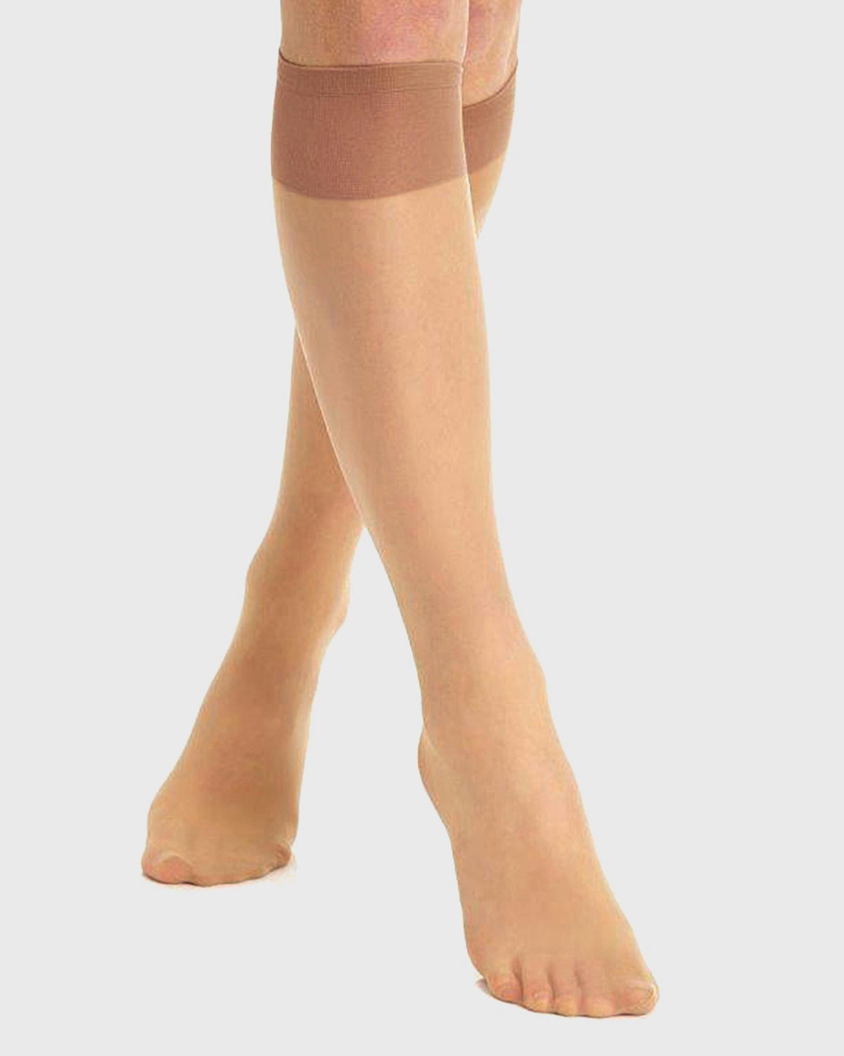 20 Denier Medium Support Knee Highs - Pack Of 2