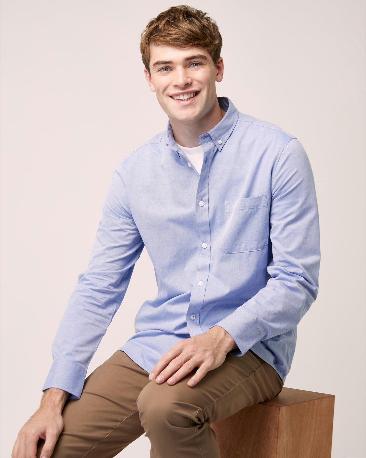 Regular Fit Long-Sleeved Oxford Shirt