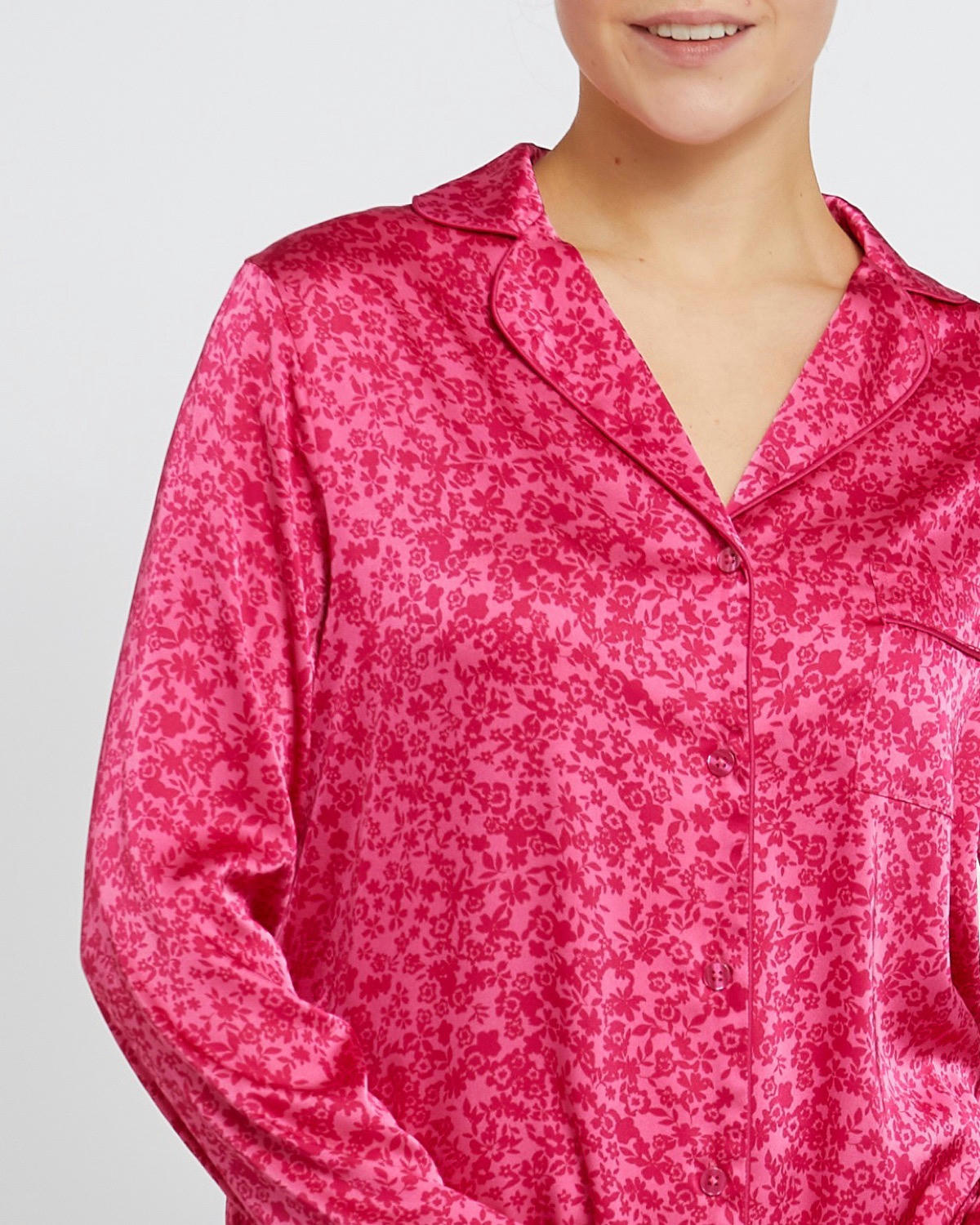 Satin Print Pyjama Set