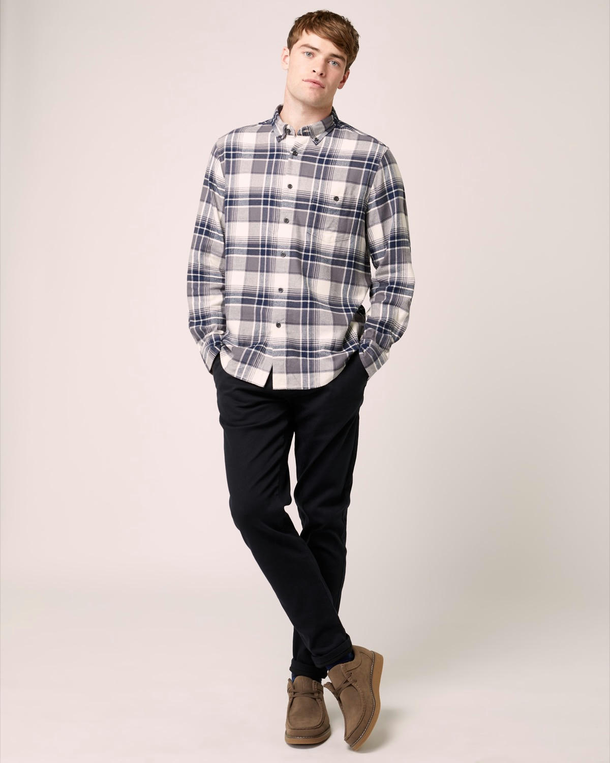 Tapered Fit Ultra Stretch Chino Trousers