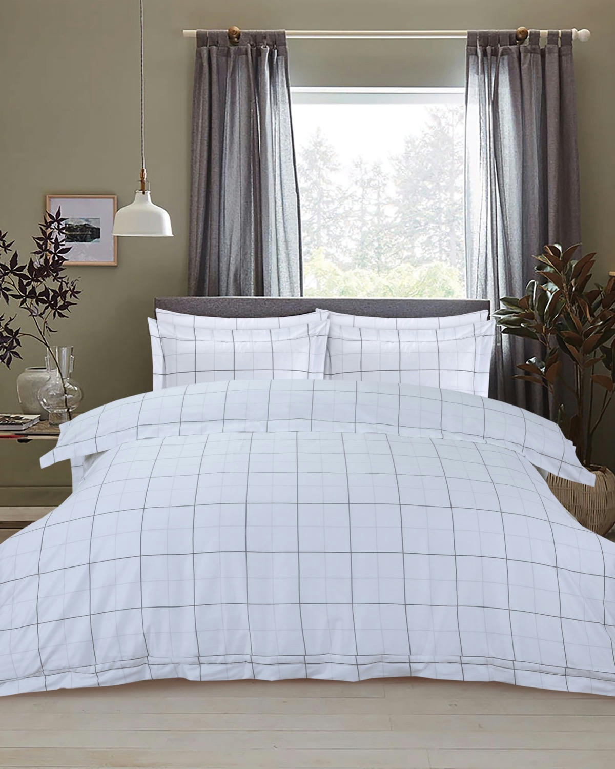 Check Bedding Bundle Set