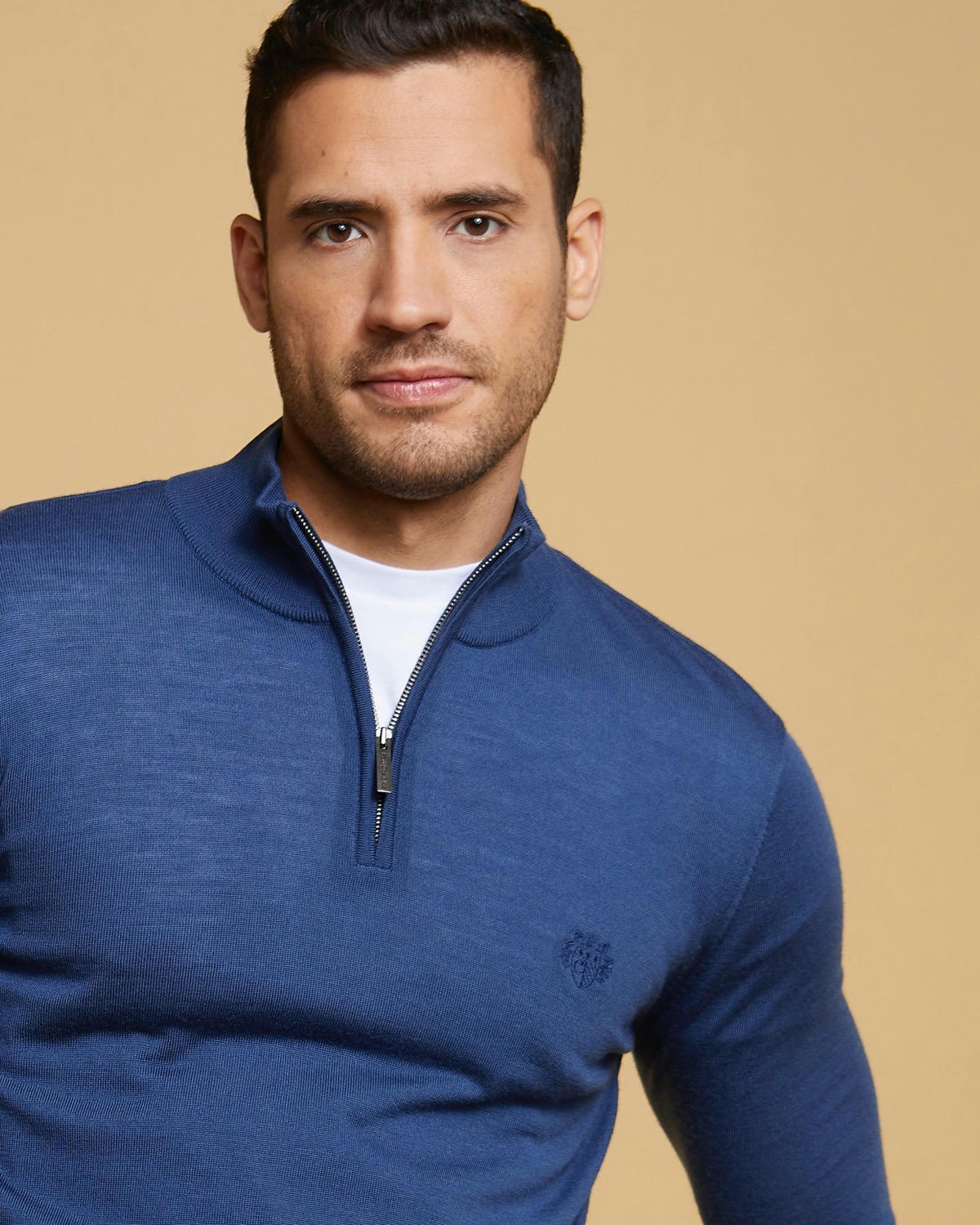 Paul Costelloe Living Half Zip Merino Jumper