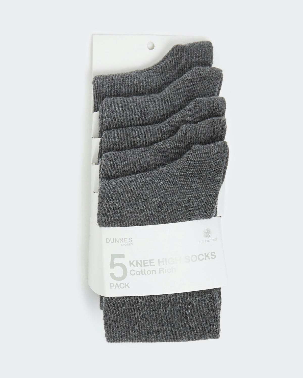 Girls Cotton Rich Knee High Socks - Pack Of 5