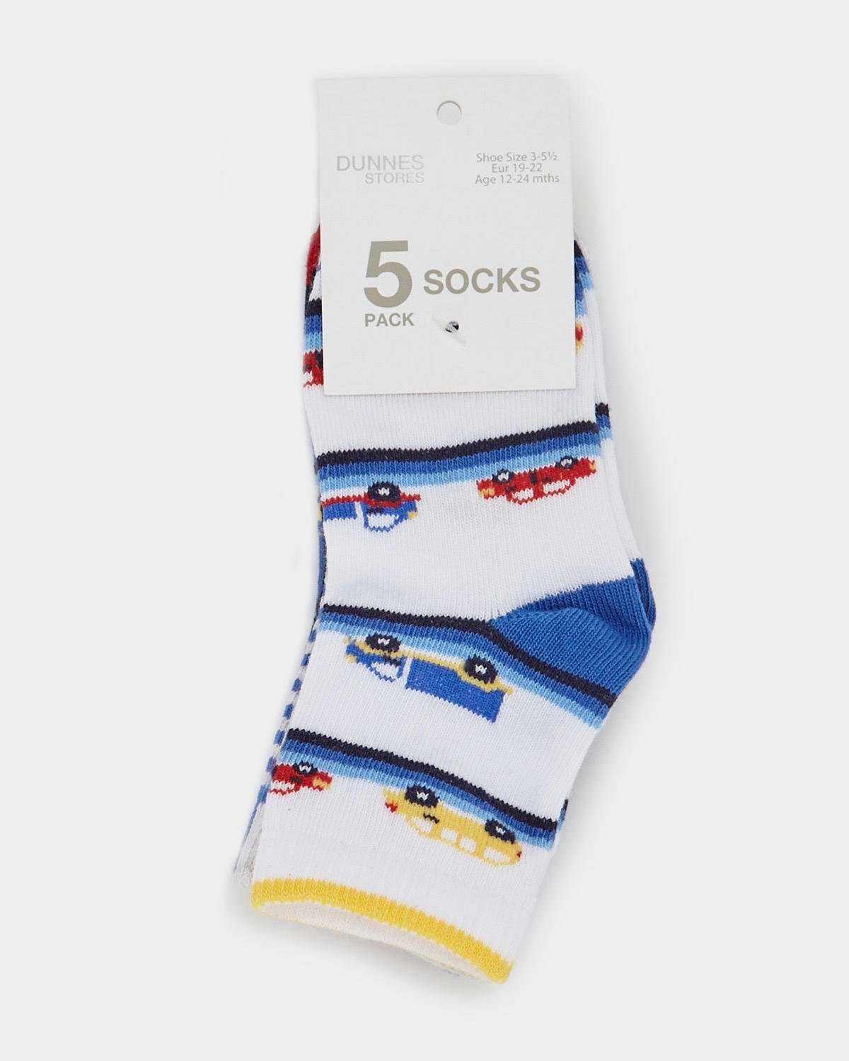 Baby Boys Design Socks - Pack Of 5