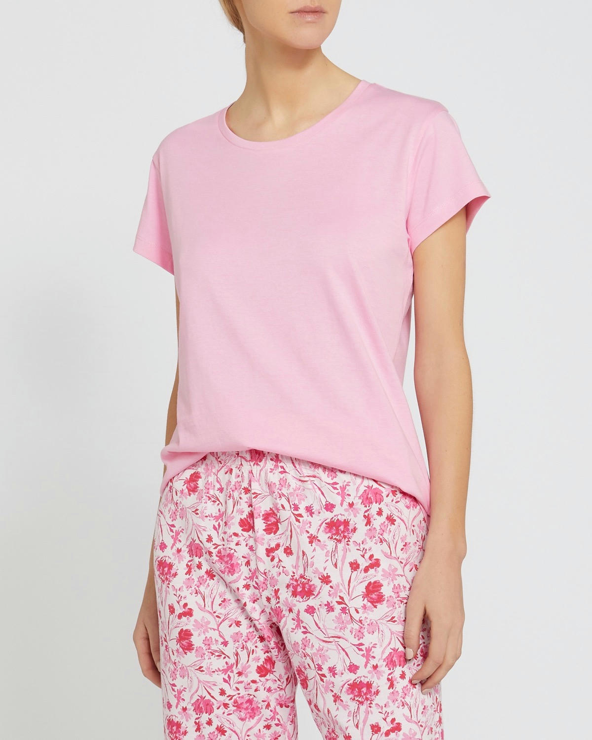 Cotton Cropped Pyjama Set