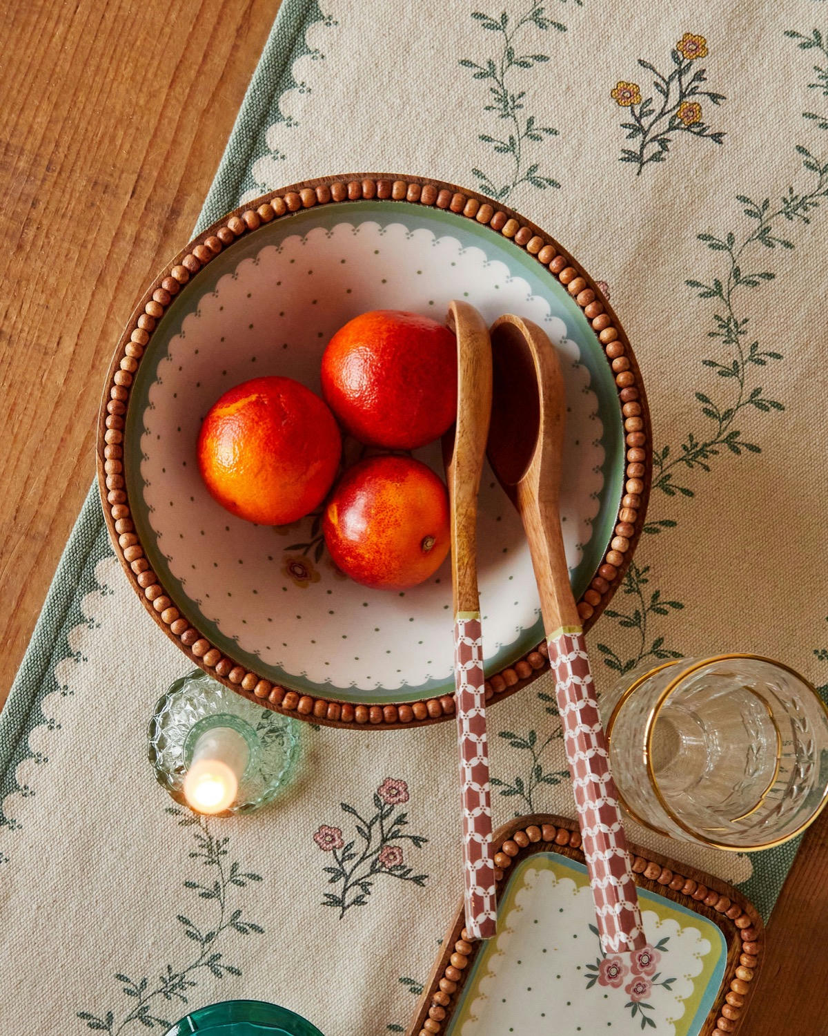 Carolyn Donnelly Eclectic Beaded Wooden Bowl