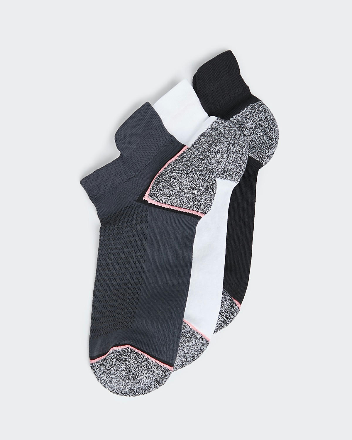 Low Profile Terry Heel-And-Toe Sock - Pack Of 3