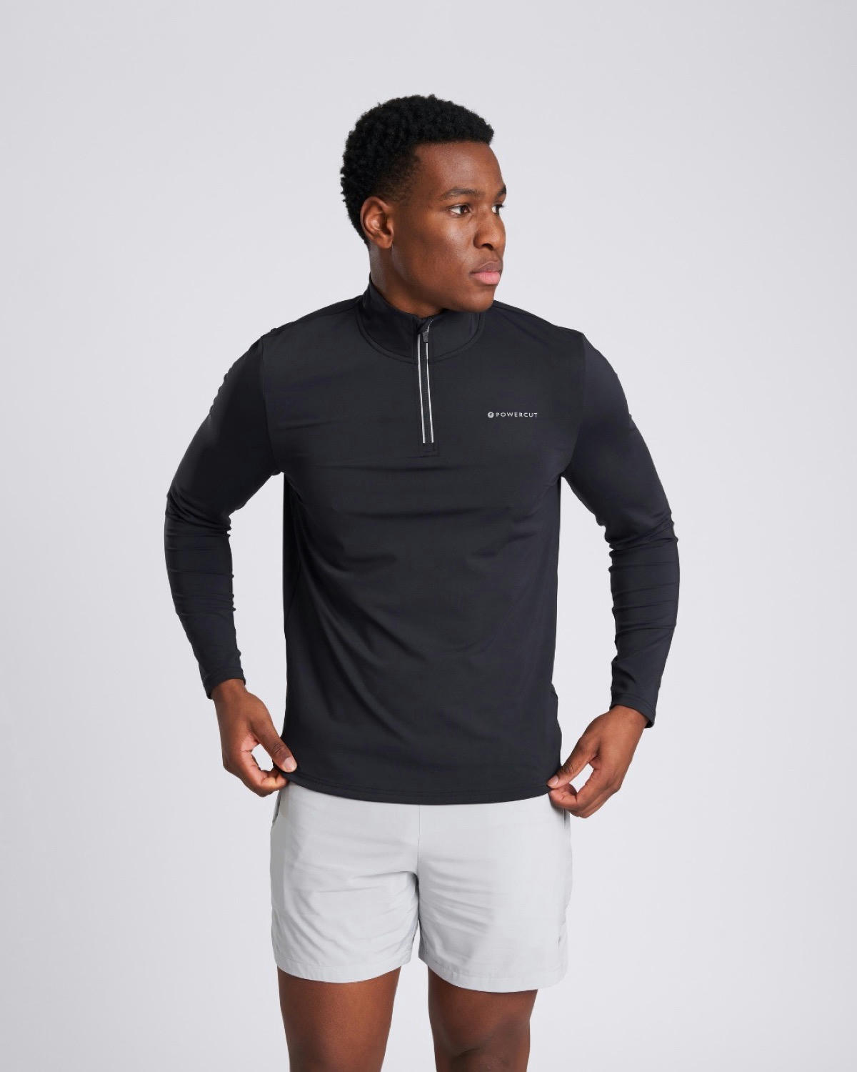 Central Qtr Zip Training Top