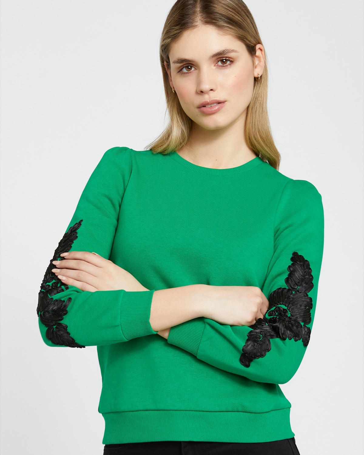 Savida Cara Sleeve Detail Sweatshirt