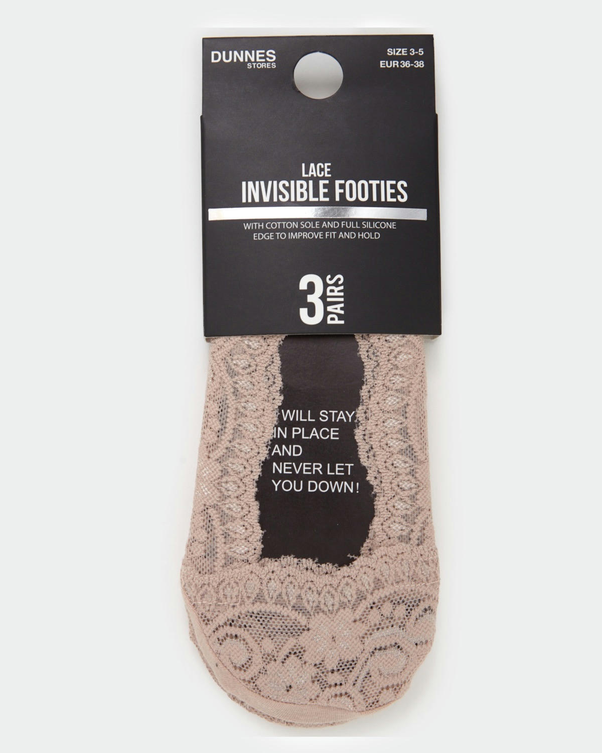 Lace Footies - Pack Of 3