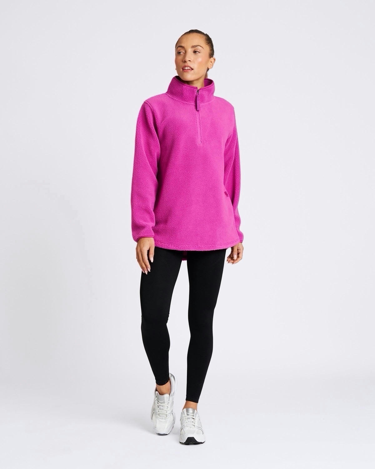 Powercut Ascend Quarter Zip Fleece in Orchid Violet