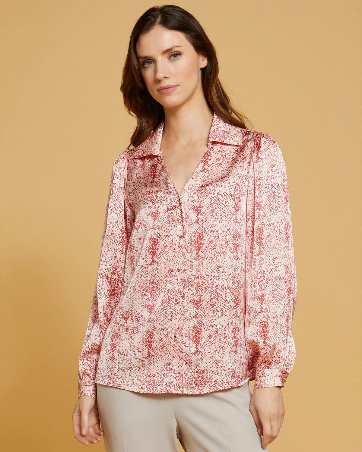 Paul Costelloe Living Studio Palermo Snakeskin Print Blouse