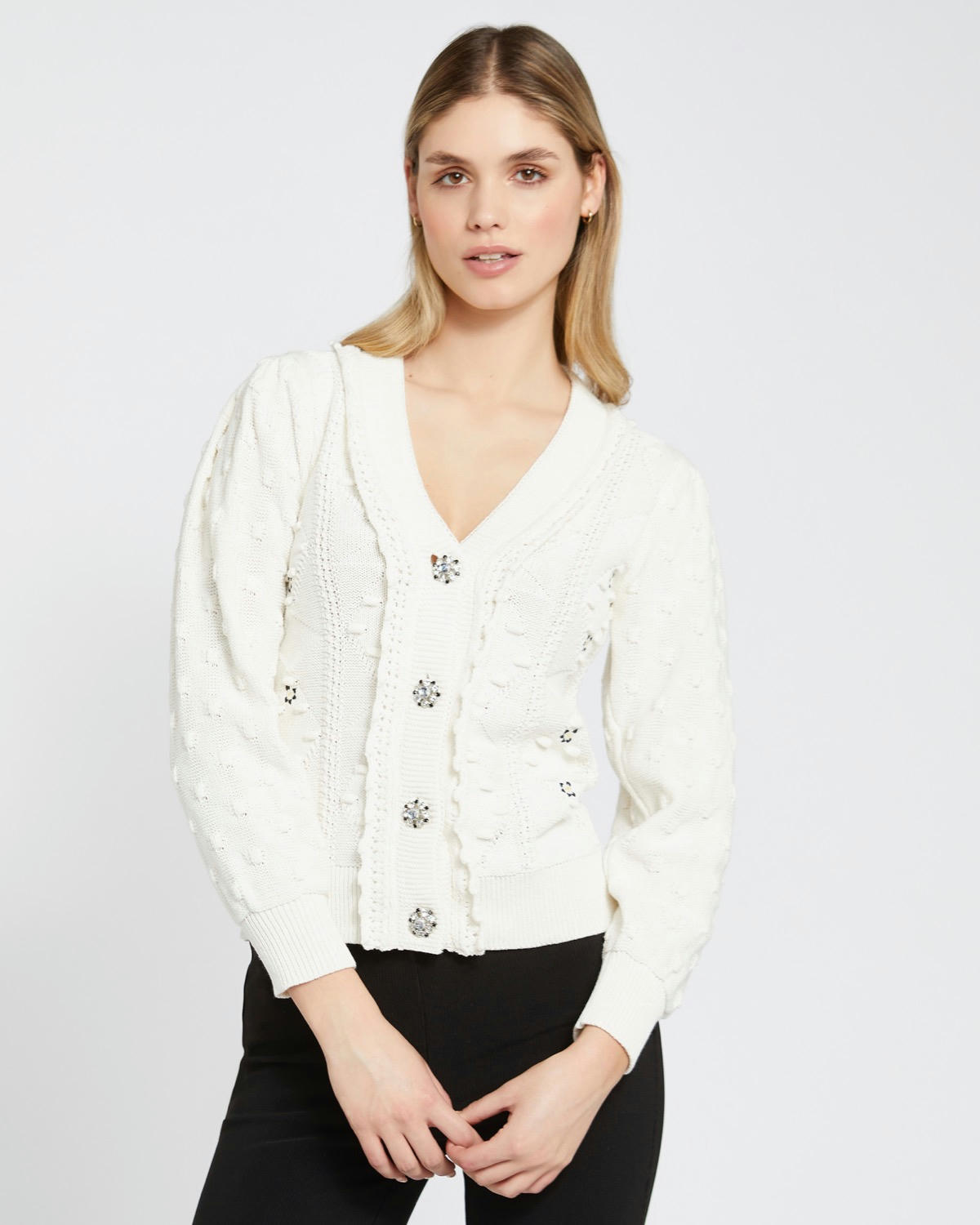 Savida Cara Bobble Button Up Cardigan
