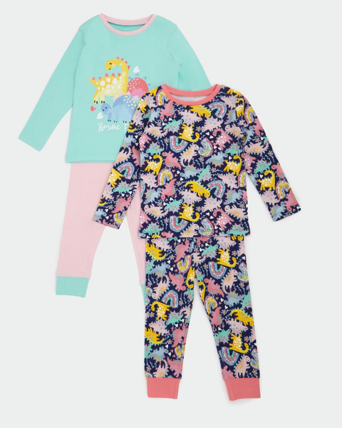 Baby Girls Pyjamas - Pack Of 2 (6 months-4 years)