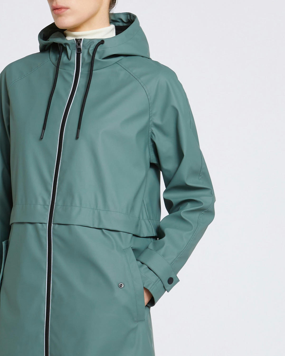 Fleece Lined Raincoat