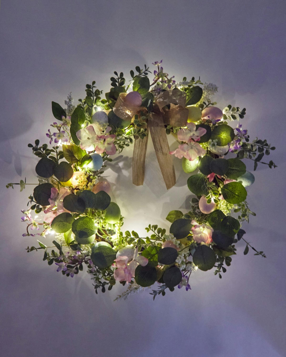 Light Up Easter Wreath