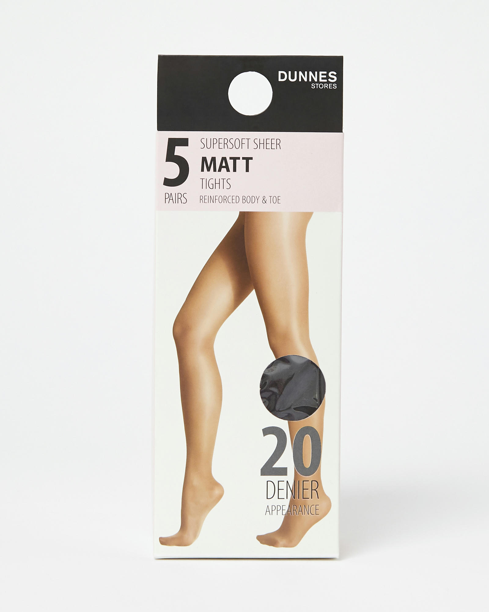 20 Denier Sheer Matt Tights - Pack Of 5