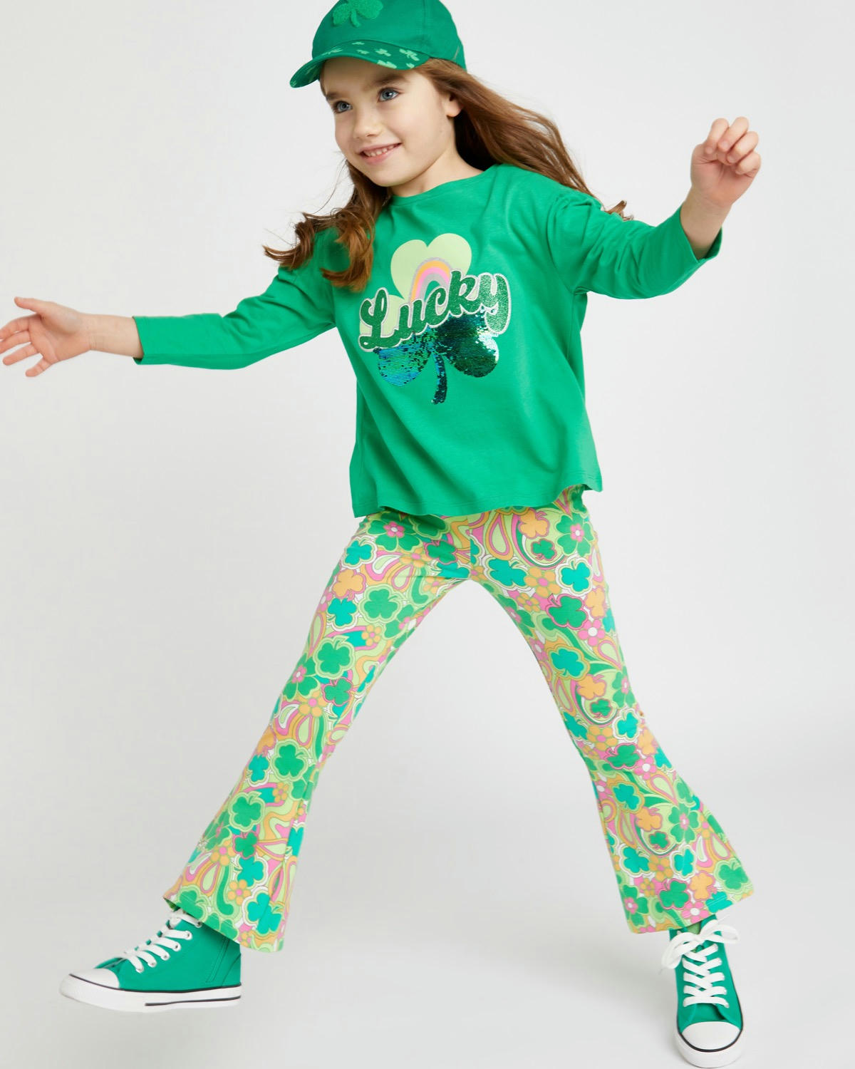 Shamrock Flared Trousers (2-14 Years)