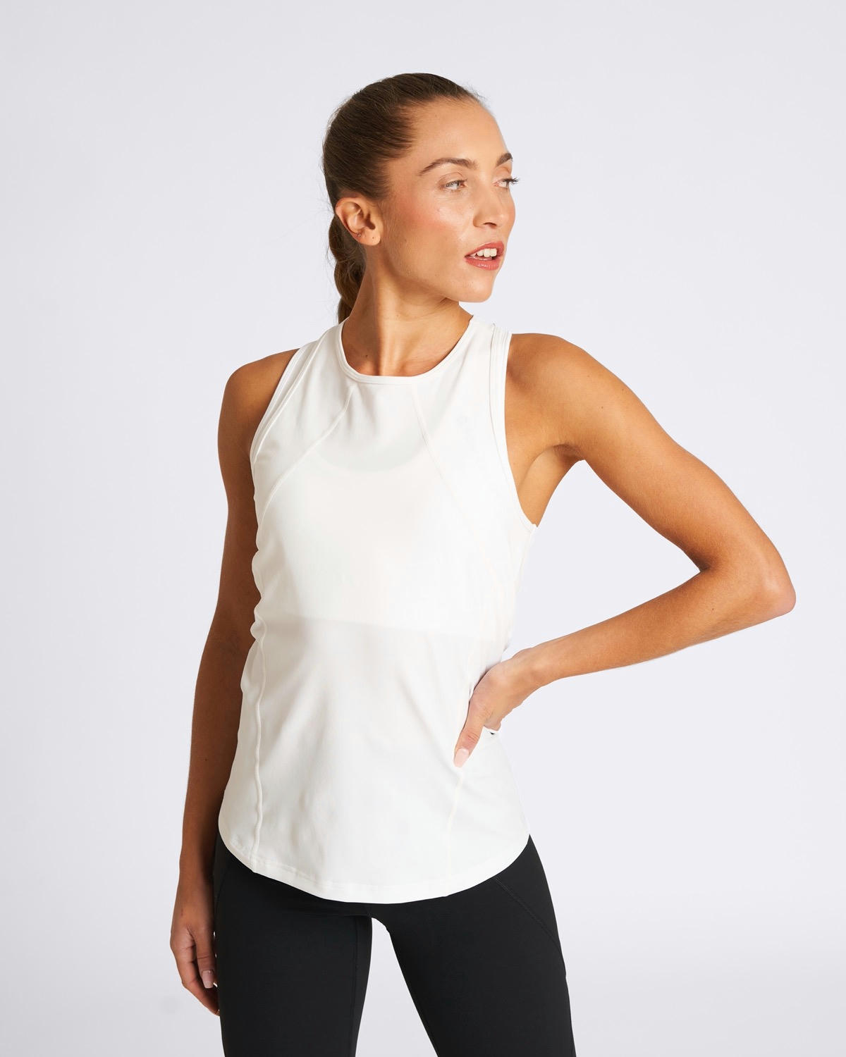 Powercut Sculpt Perform Training Vest in White