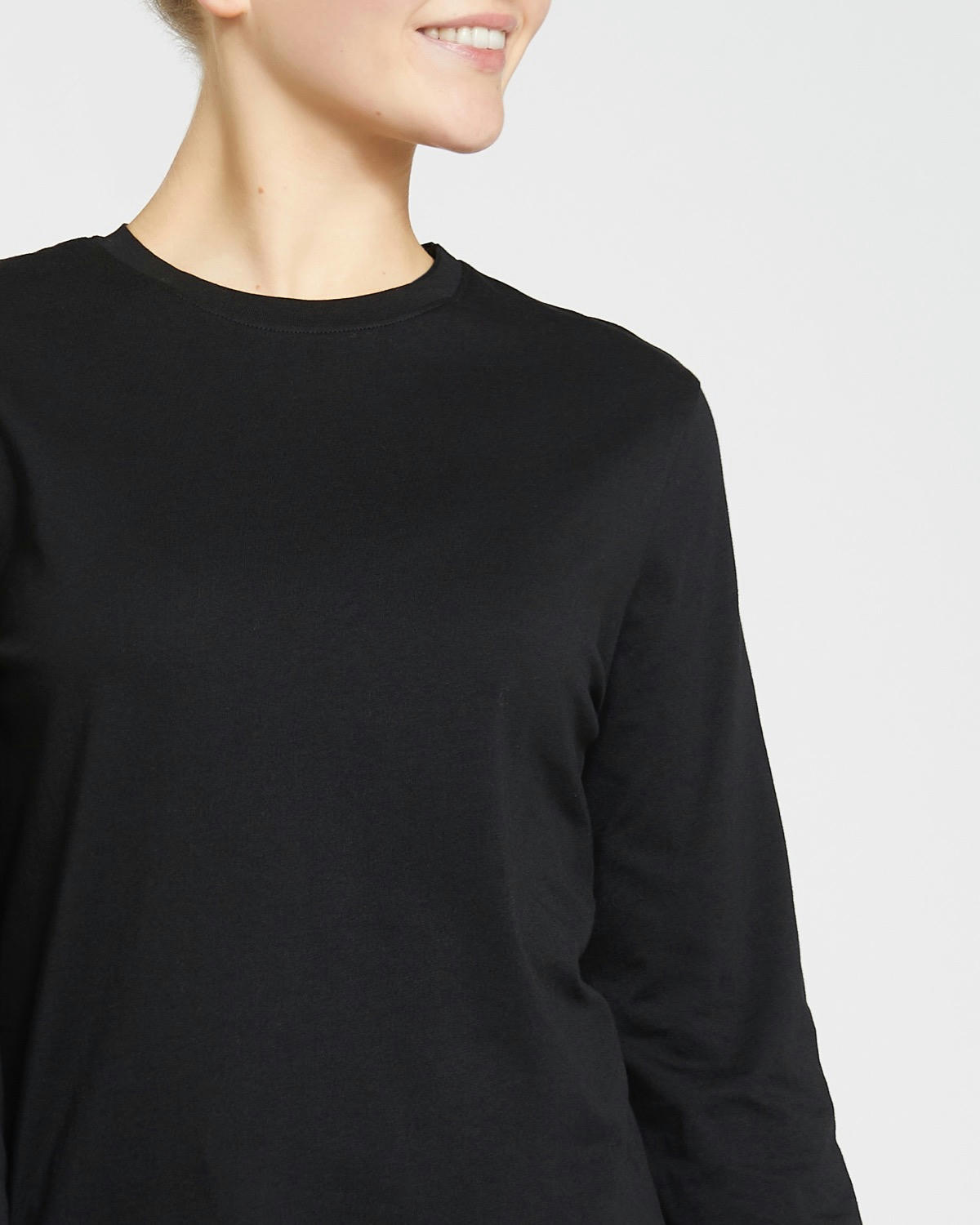 Pure Cotton Long-Sleeved Top