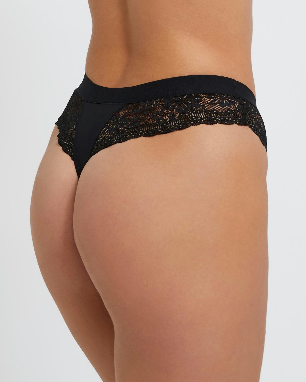 Lace Trim Thong