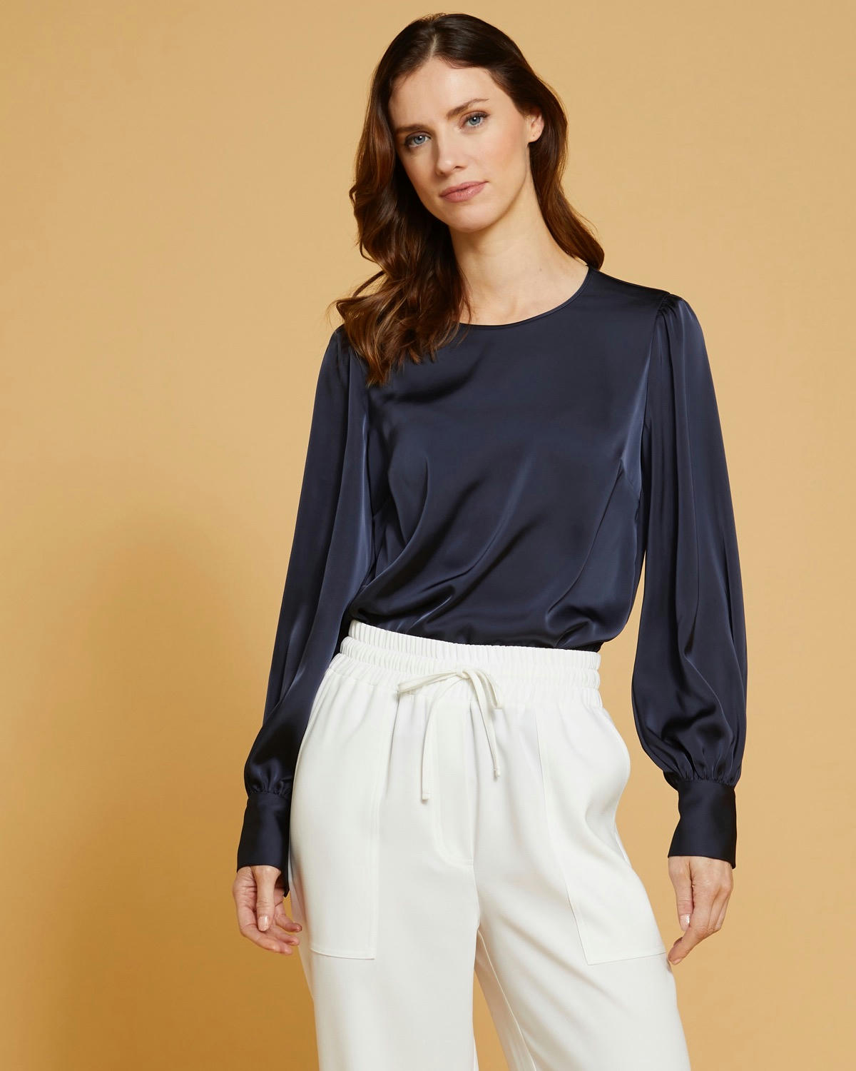 Paul Costelloe Living Studio Navy Sophia Top