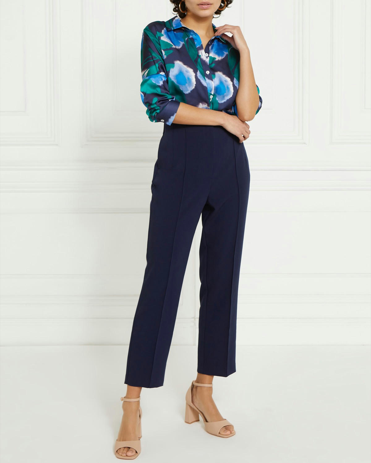 Gallery Seamed Straight Leg Trousers