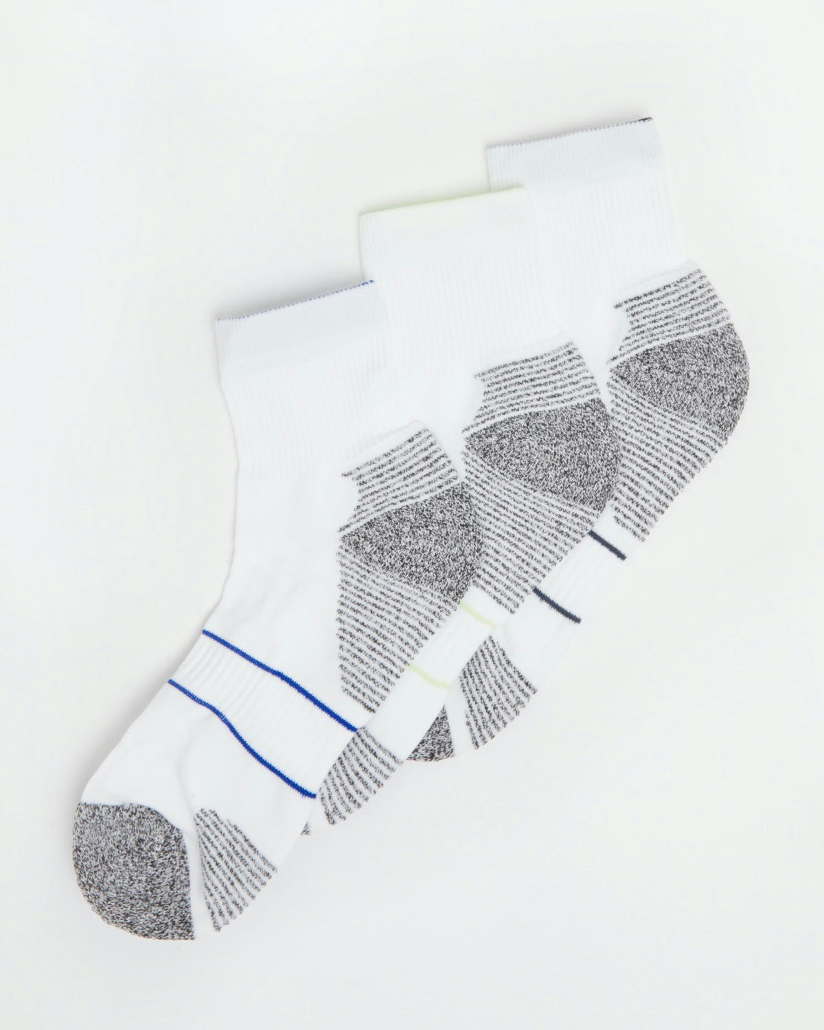 Technical Sports Quarter Socks - Pack Of 3