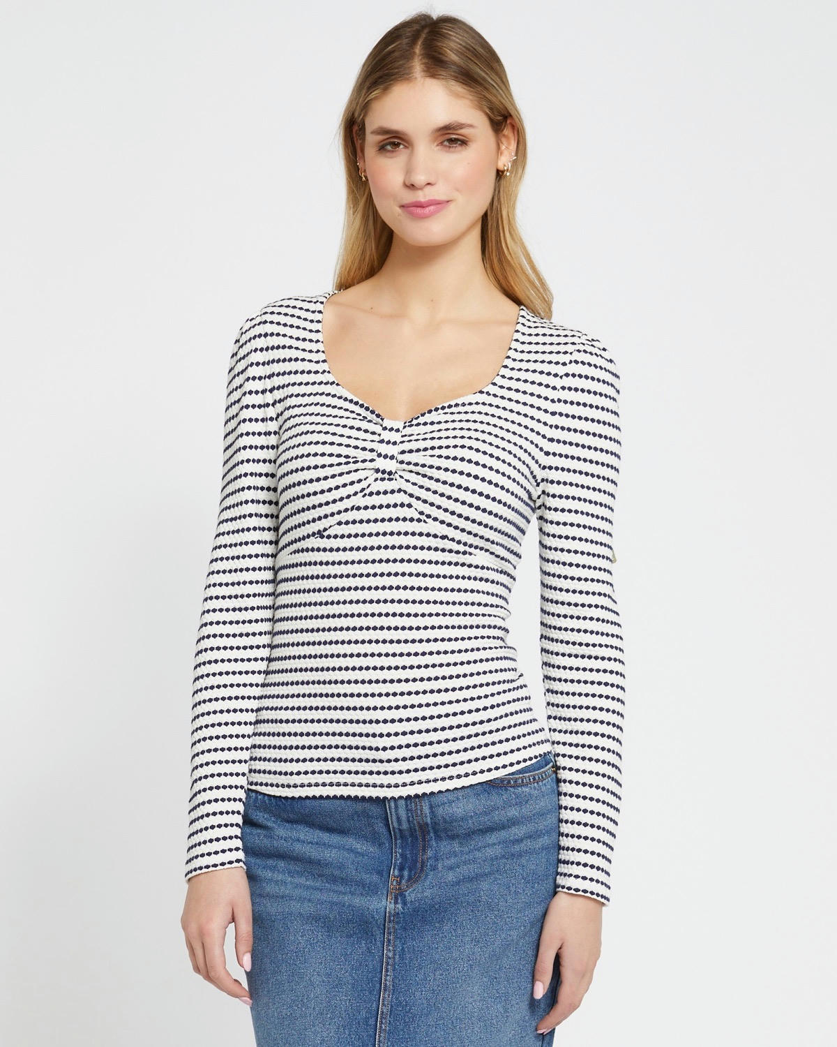Savida Hazel Gathered Front Top