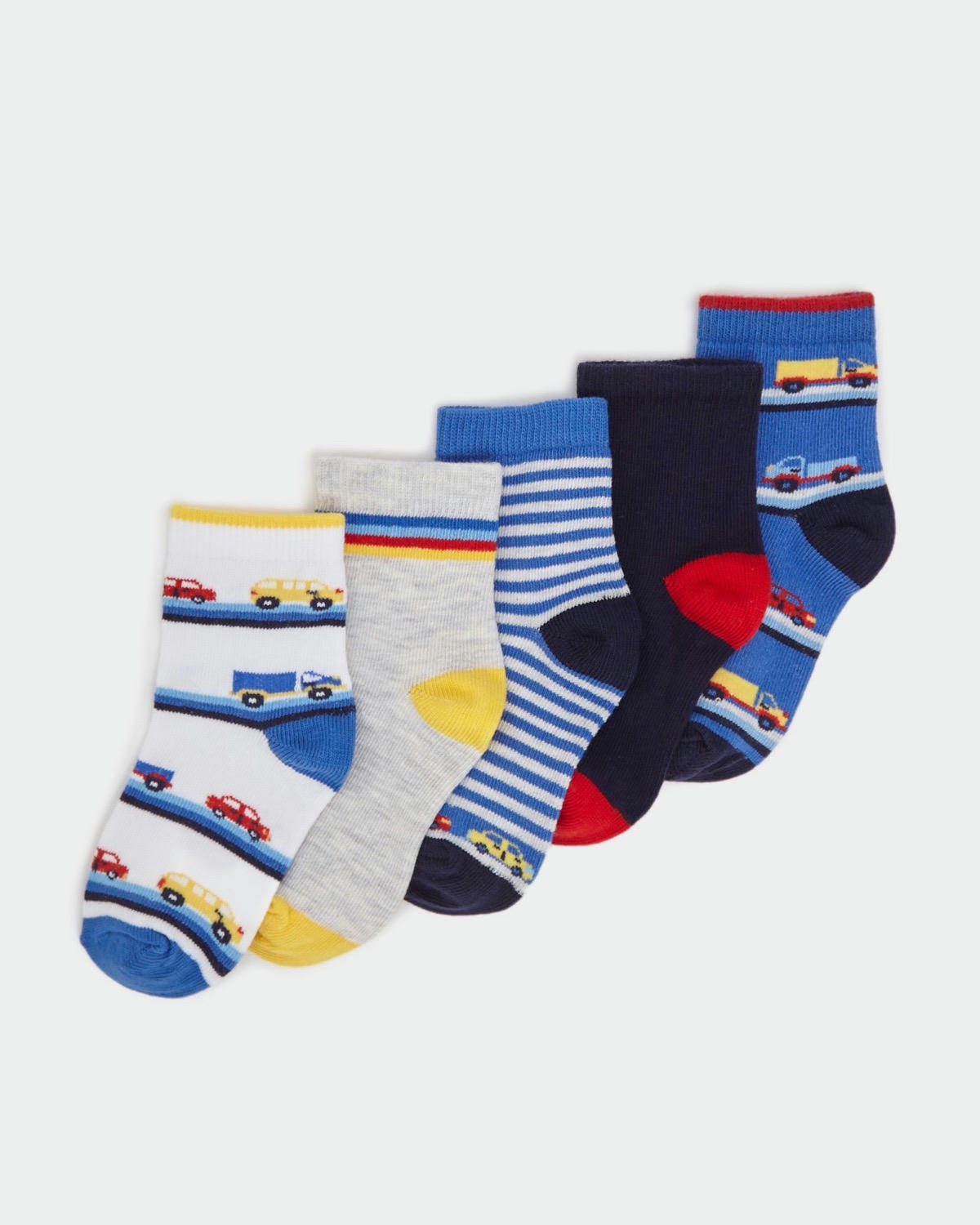 Baby Boys Design Socks - Pack Of 5