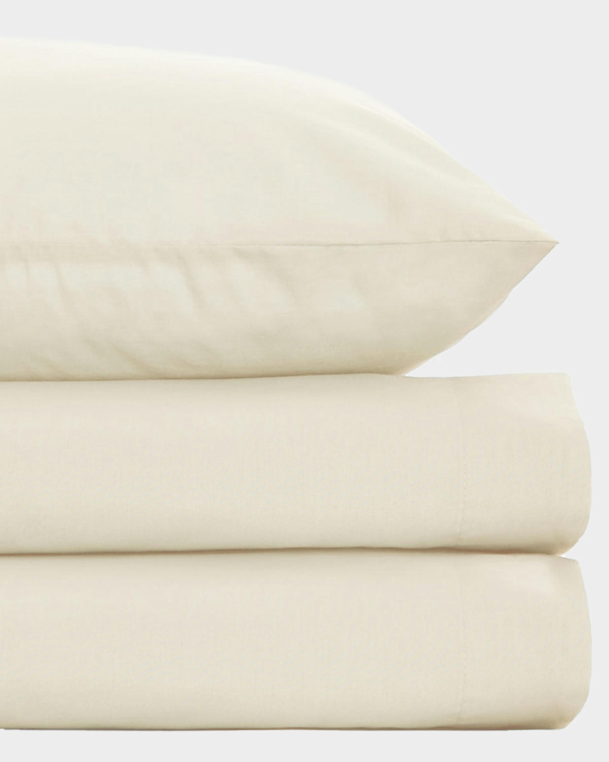 Non Iron Percale Fitted Sheet 180 Thread Count - Super King