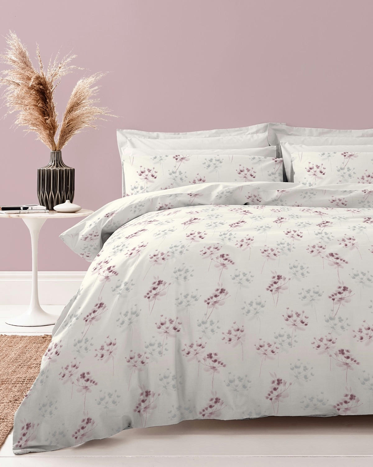 Printed Waffle Duvet Set