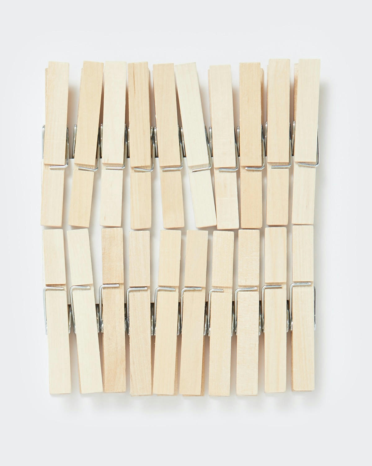 Wooden Pegs - Set Of 40