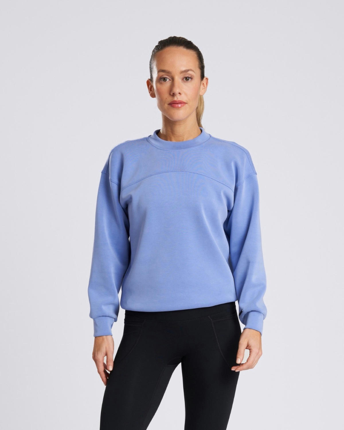 Studio Ultra Soft Crew in Cornflower Blue