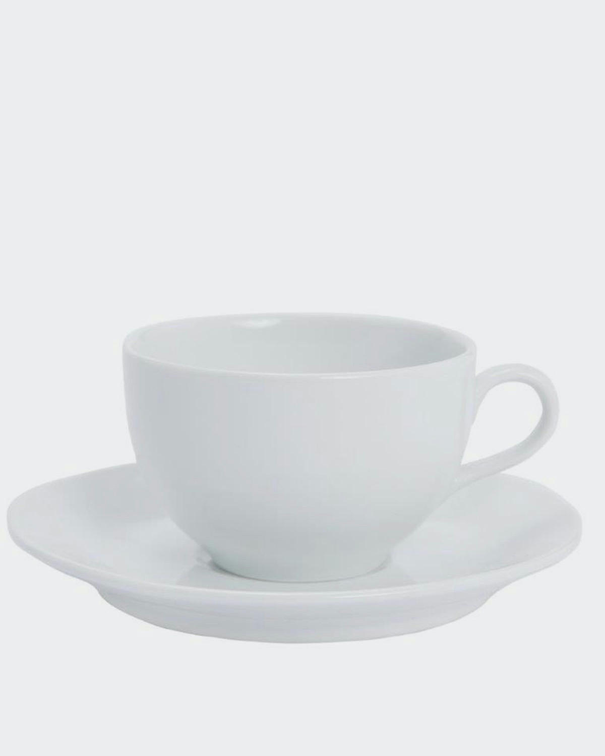 Simply White Cup And Saucer