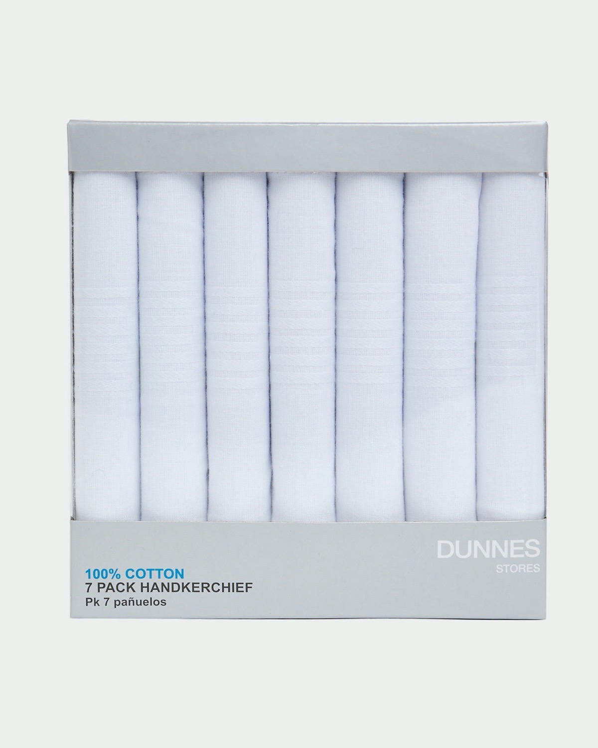 100% Cotton Handkerchiefs - Pack Of 7