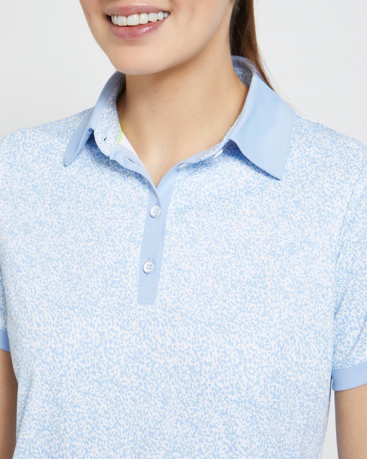 Pádraig Harrington Golf Blue Animal Print Polo Shirt