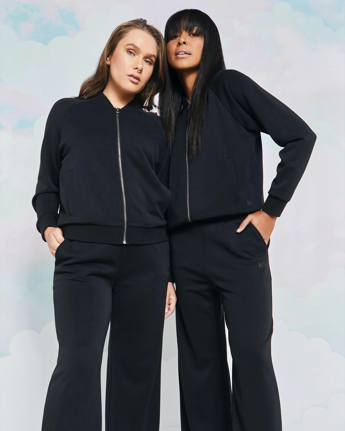 Helen Steele Black Soft Touch Zip Through Jacket