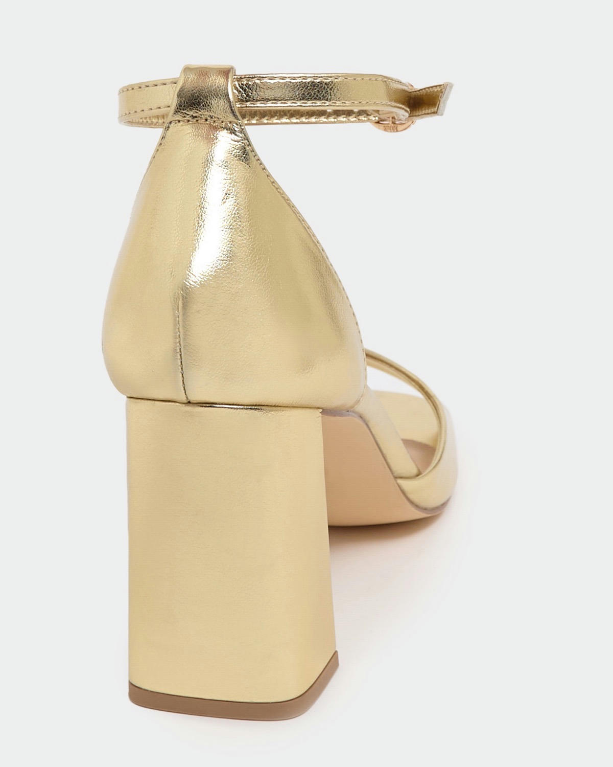 Mid-Heel Closed Back Sandals