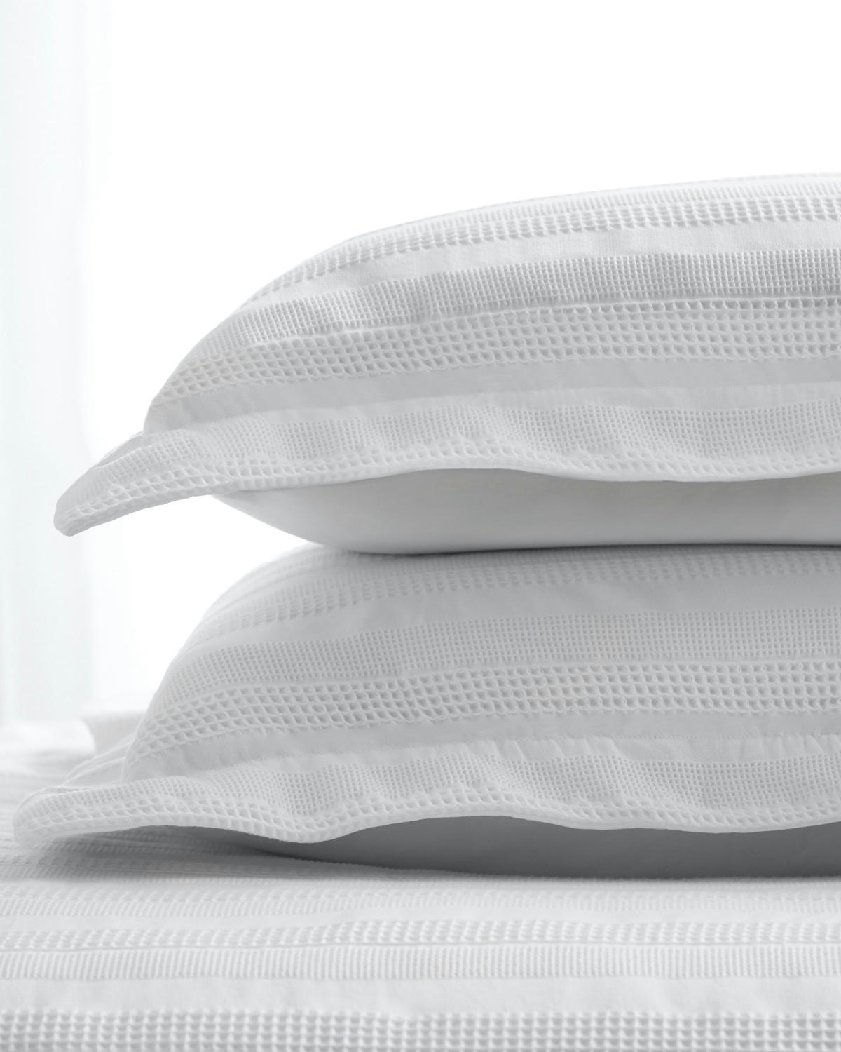 Paul Costelloe Living Waffle Stripe Oxford Pillowcase