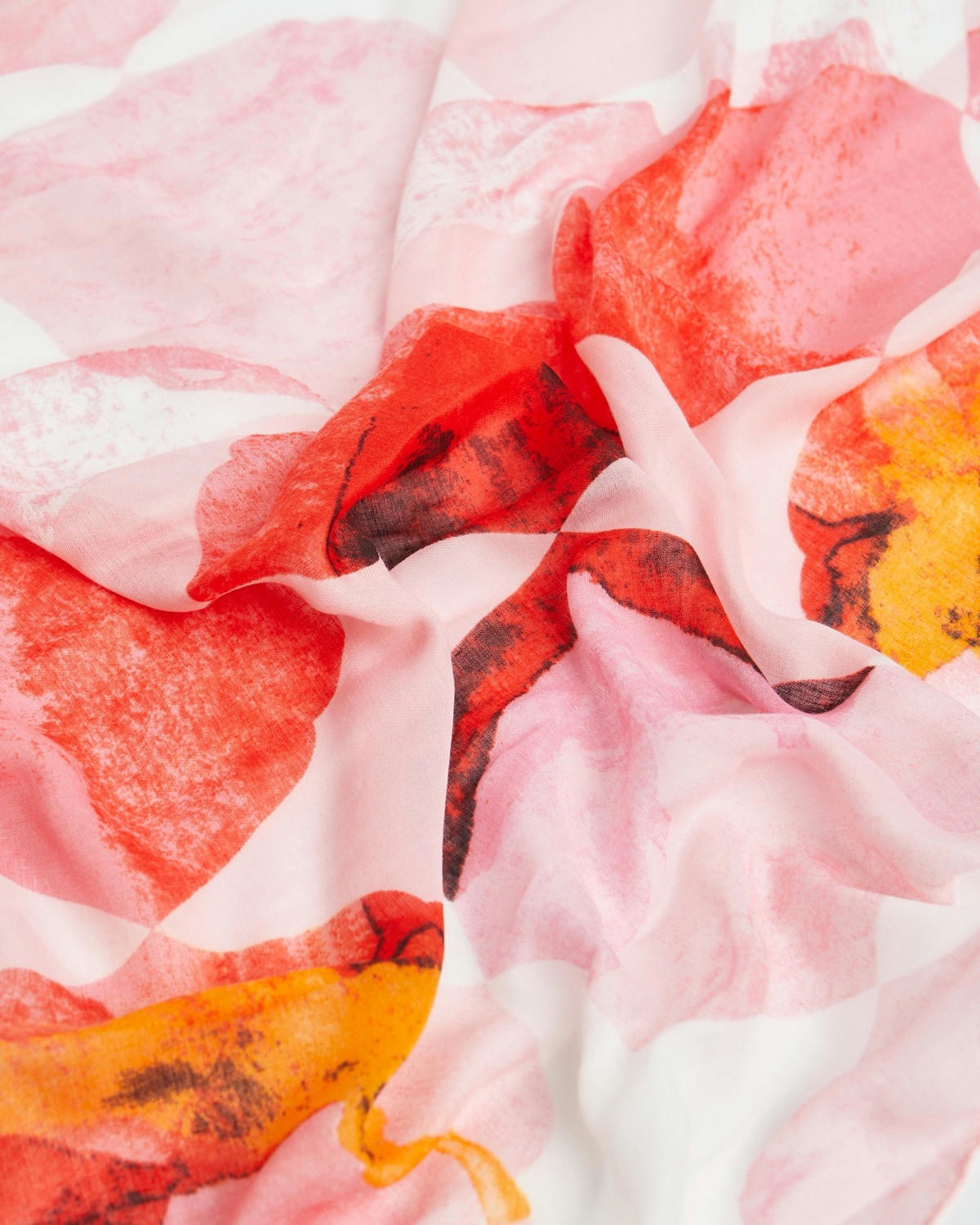 Watercolour Floral Scarf