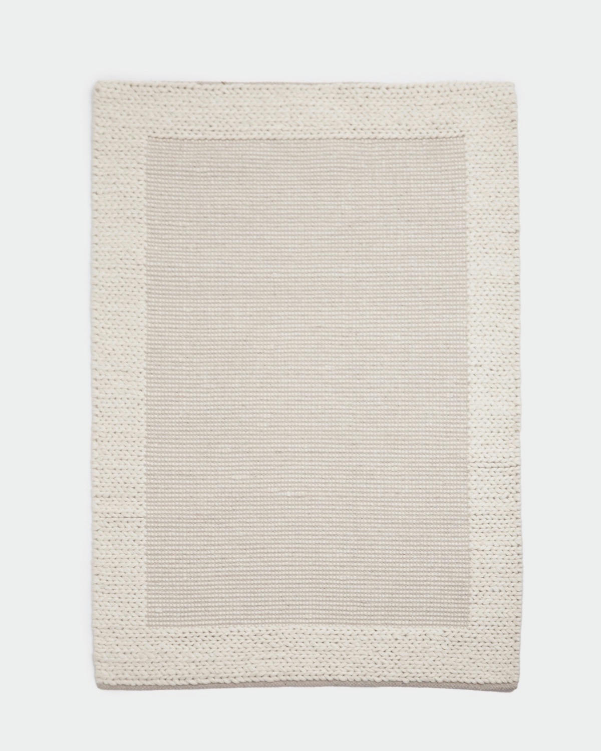 Rue Wool Plait Border Rug