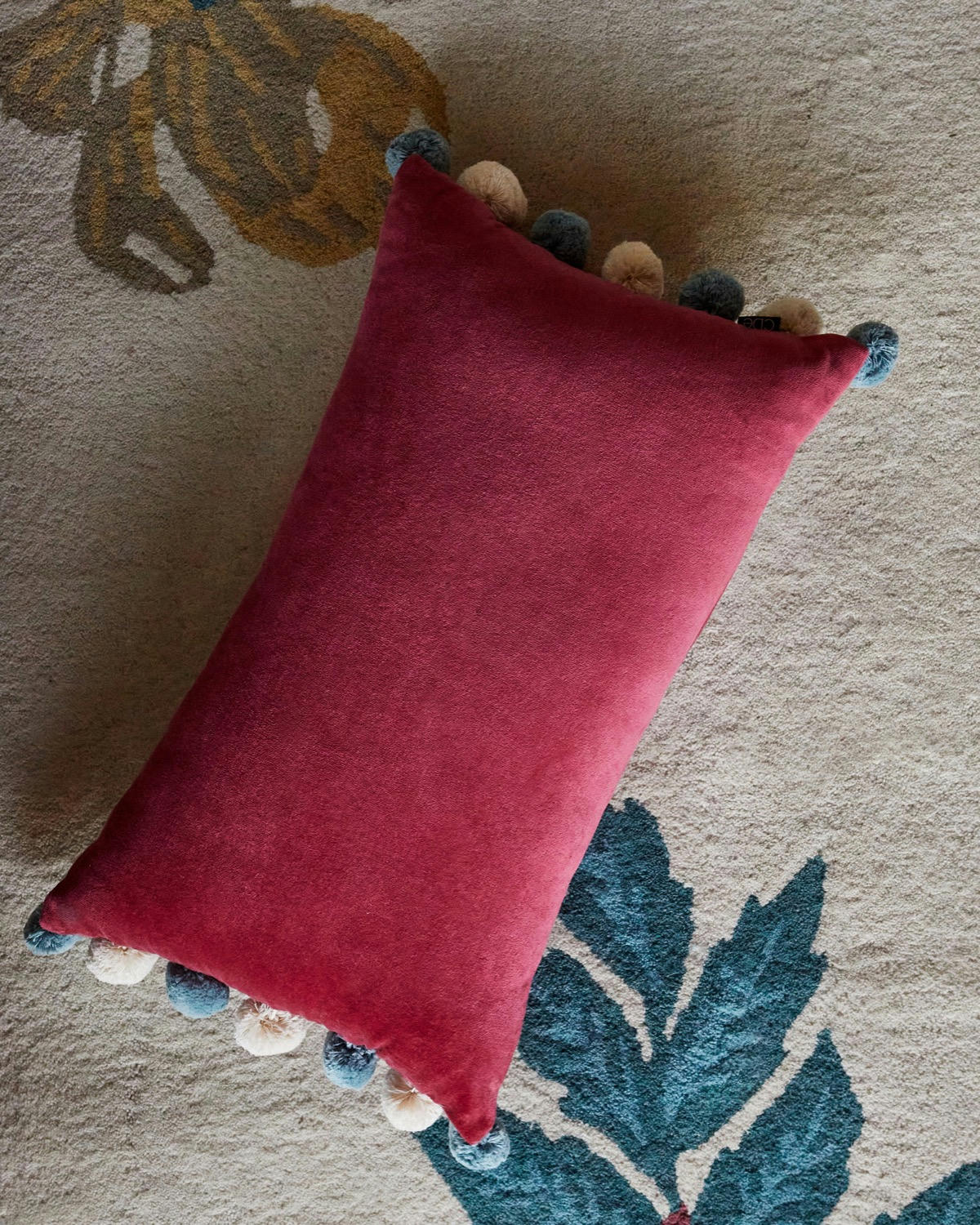 Carolyn Donnelly Eclectic Pom Pom Cushion