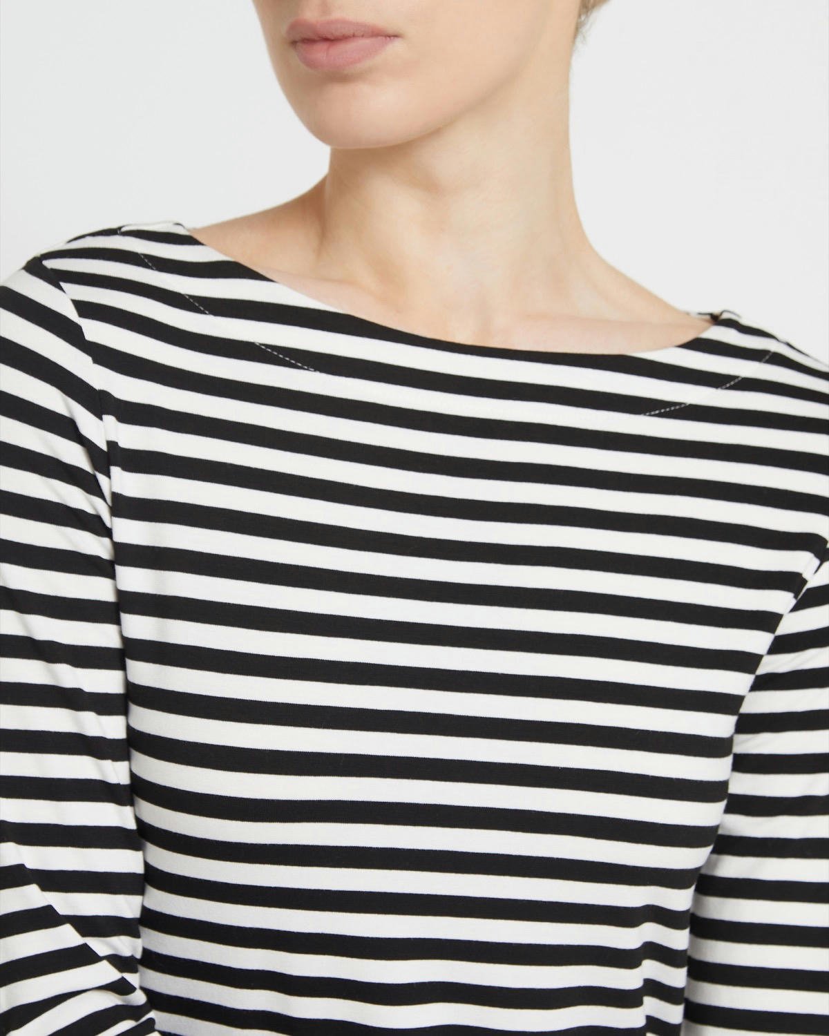 Stripe Boatneck Top
