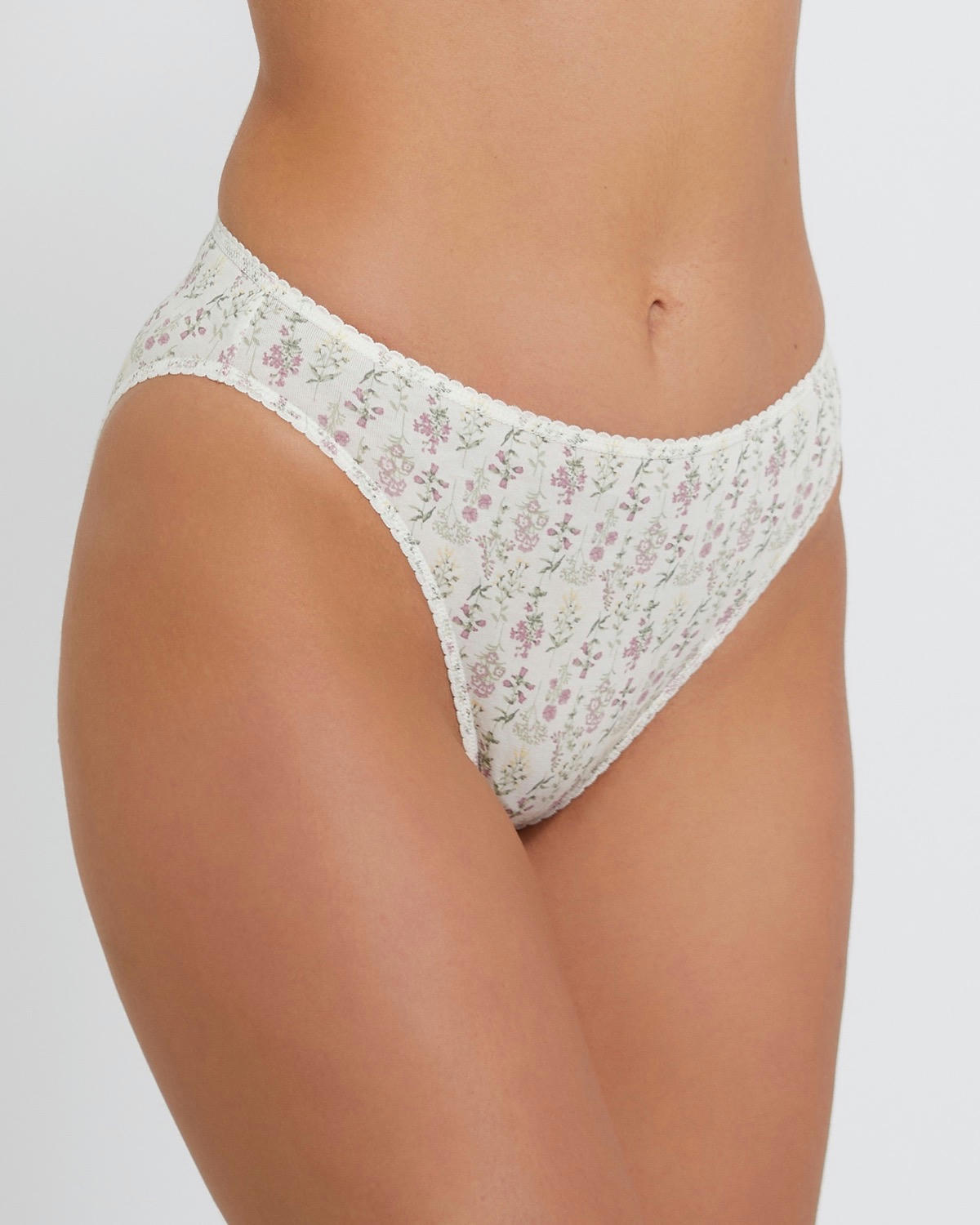 Print High Leg Briefs - Pack Of 5