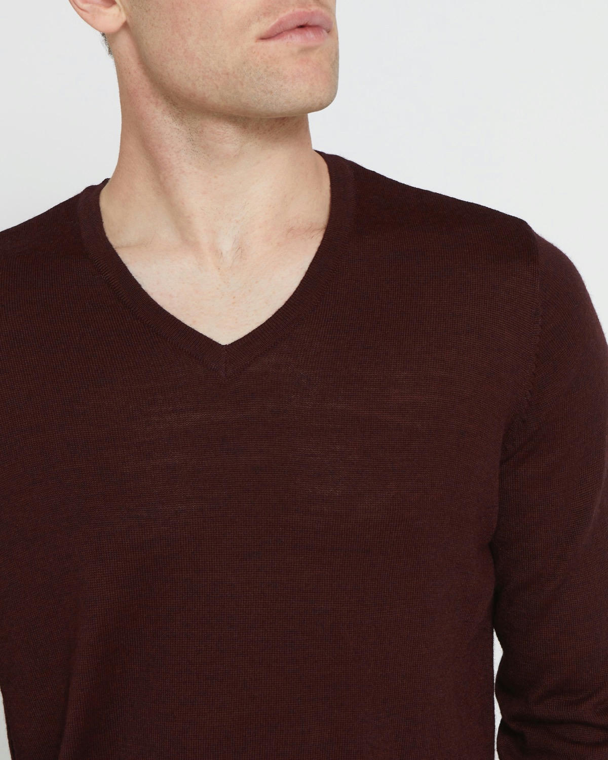Merino Blend V-Neck Jumper