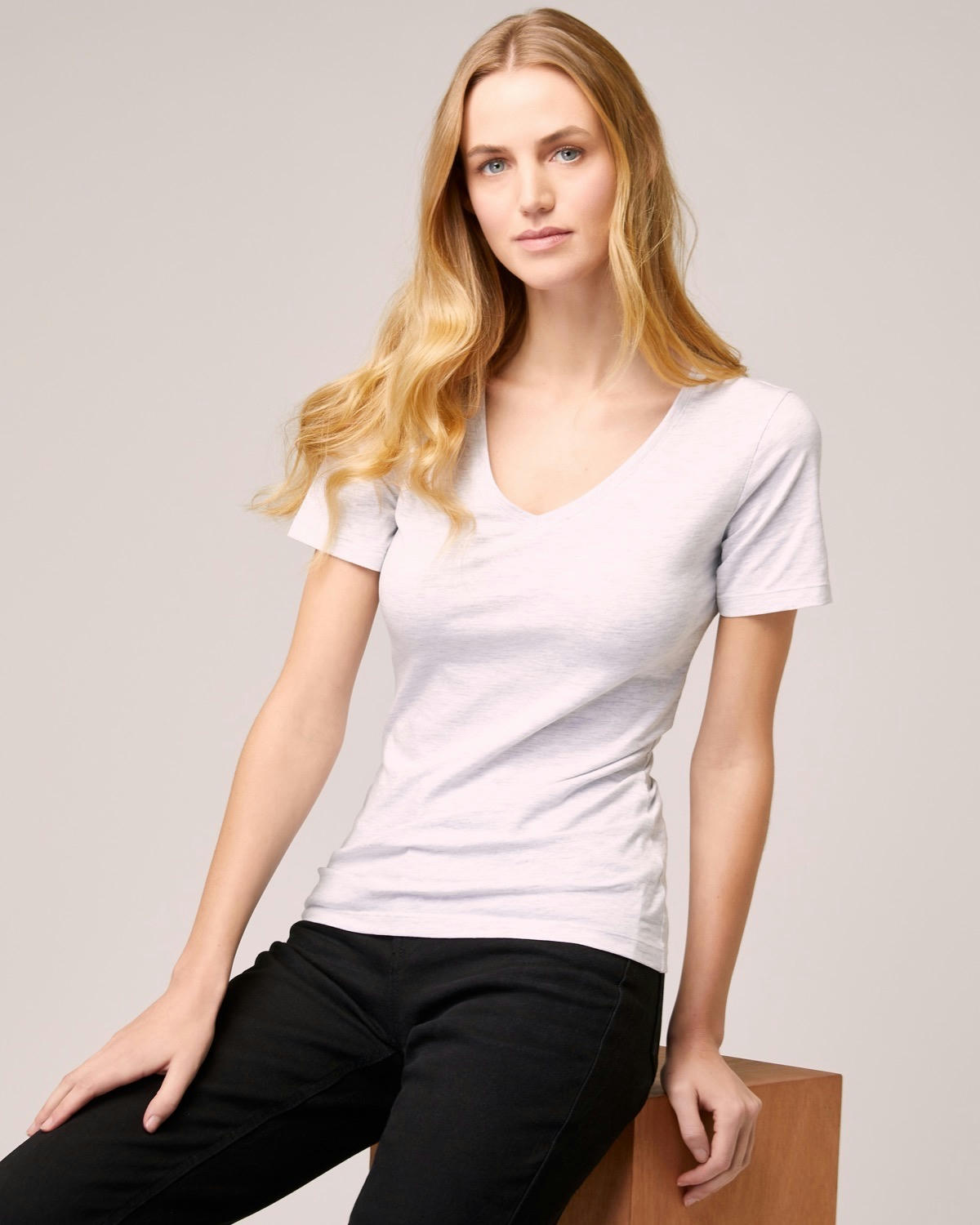 Stretch V-Neck T-Shirt