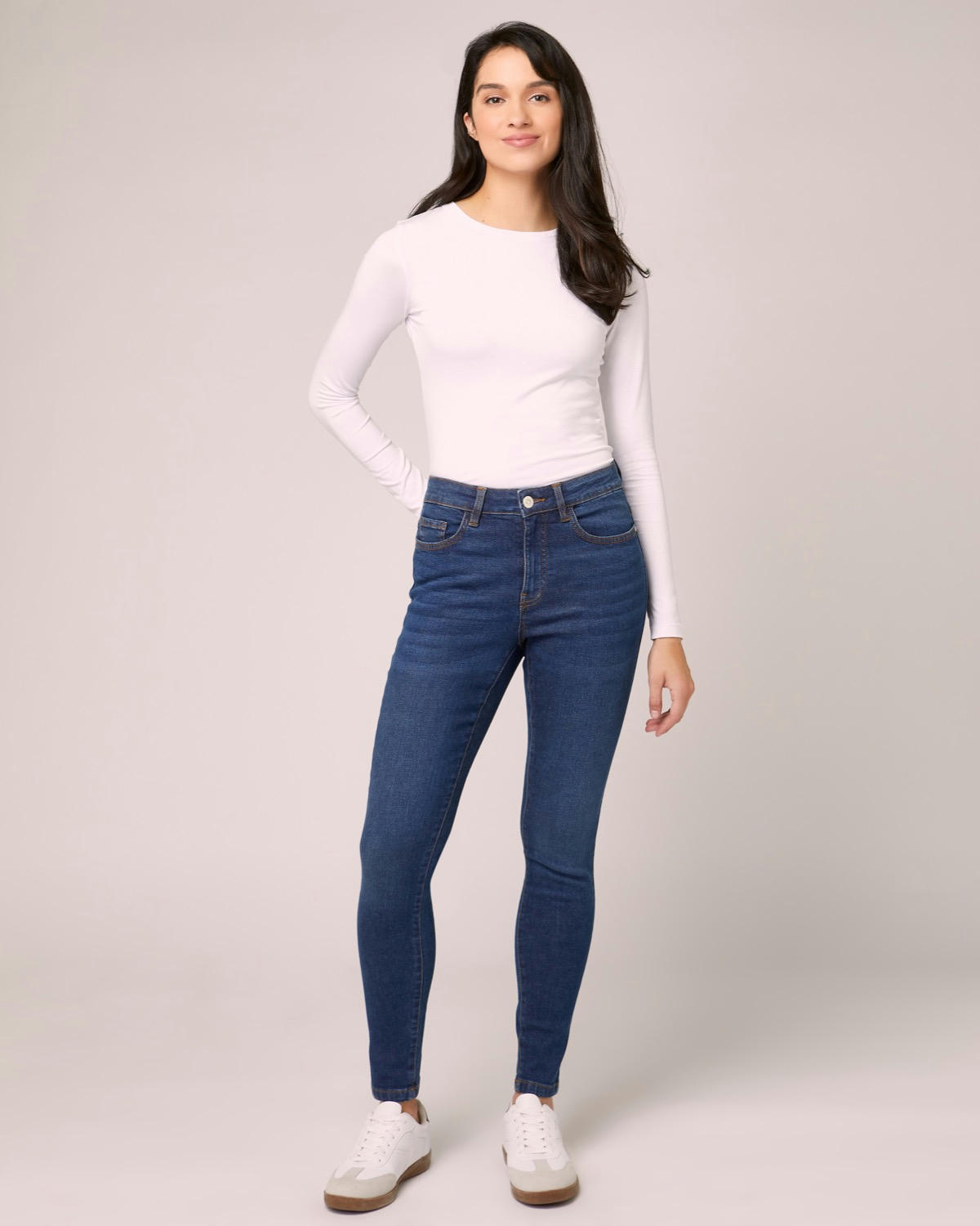 Mid Rise Skinny Jeans