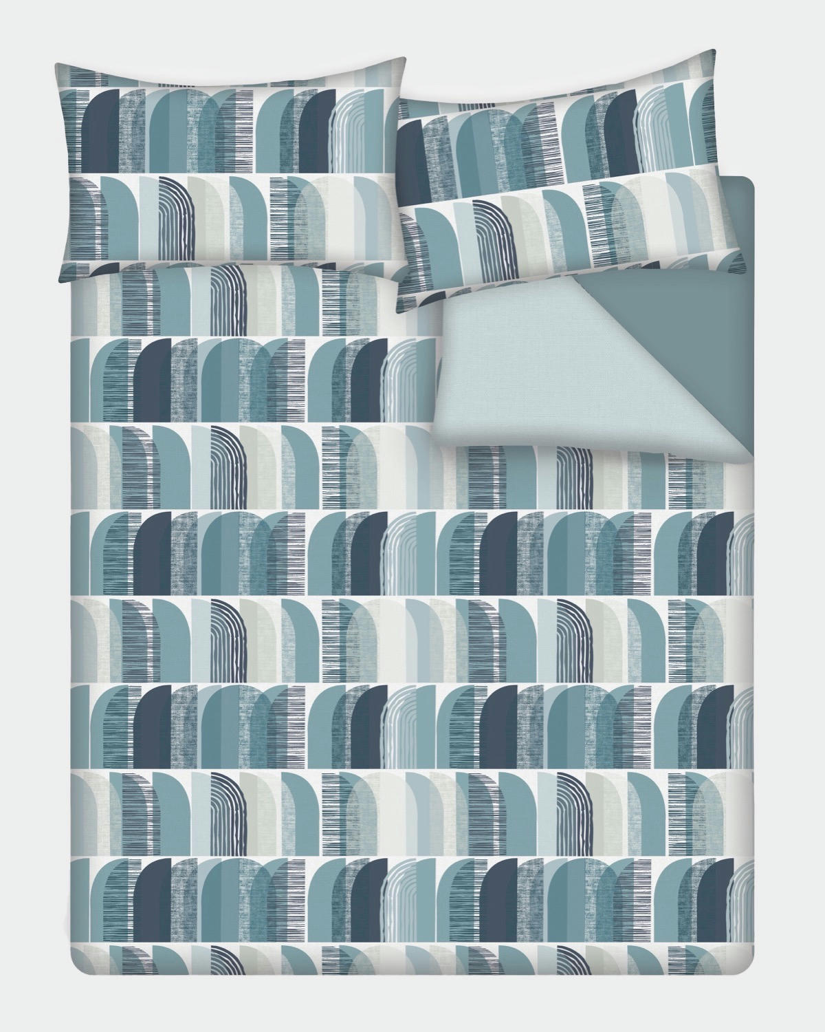 Curve Print Complete Bed Set